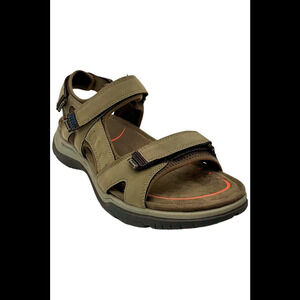 Earth Origins Men's Adjustable Sport Sandals Bodi Khaki - Medium